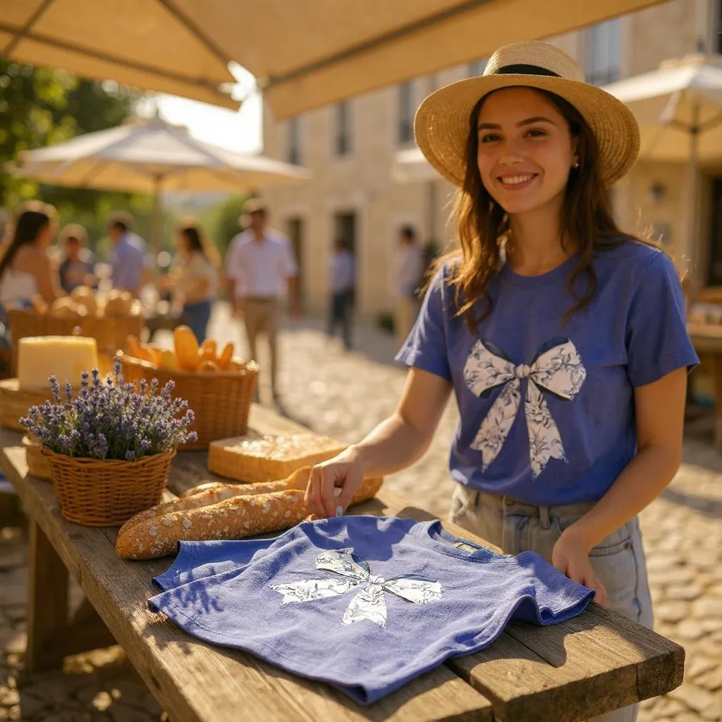 T-Shirt: Blue Ribbon (Light)