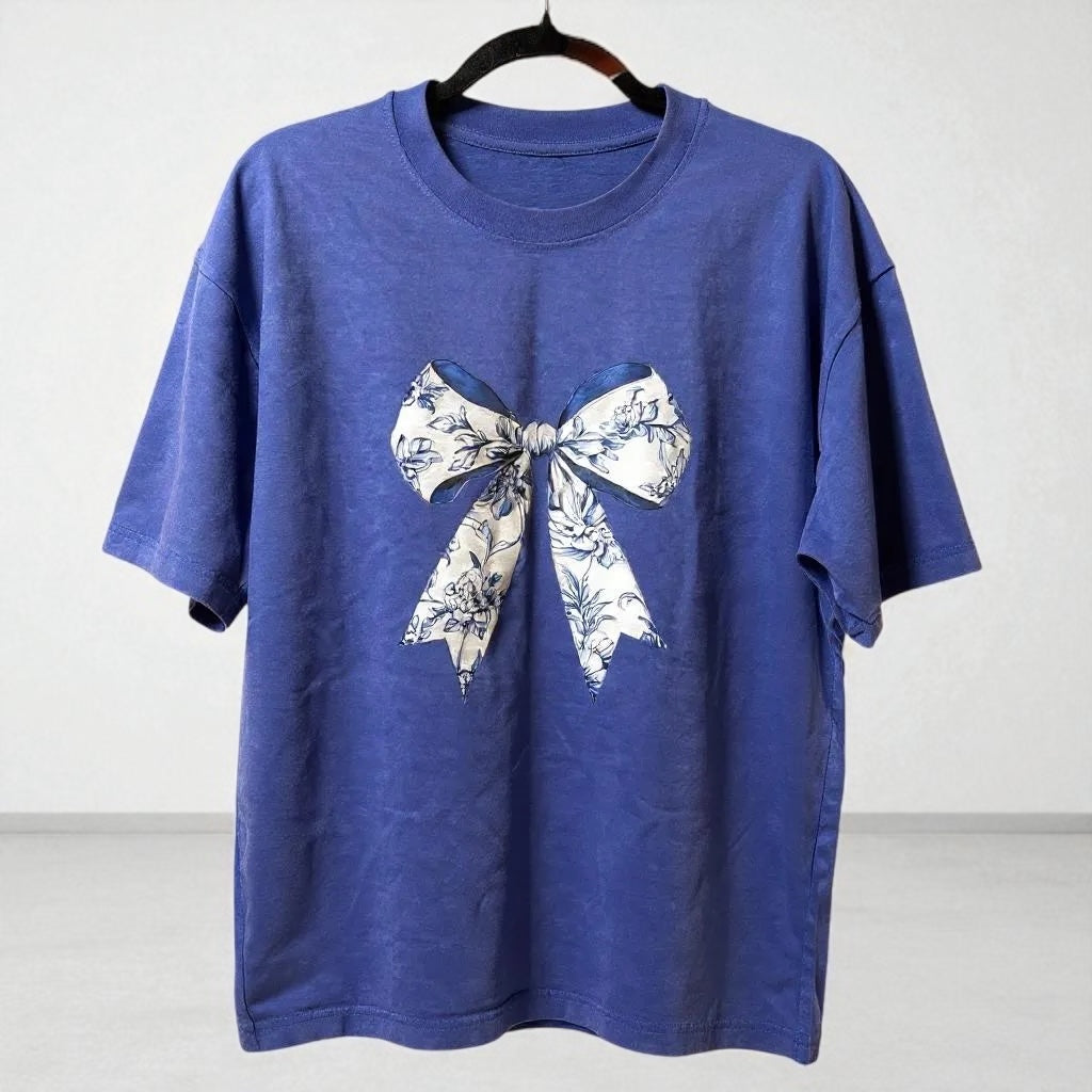 T-Shirt: Blue Ribbon (Light)