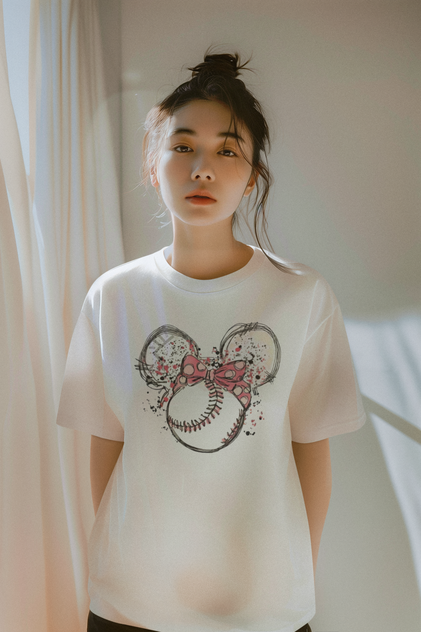 T-Shirt: Baseball Mouse ears