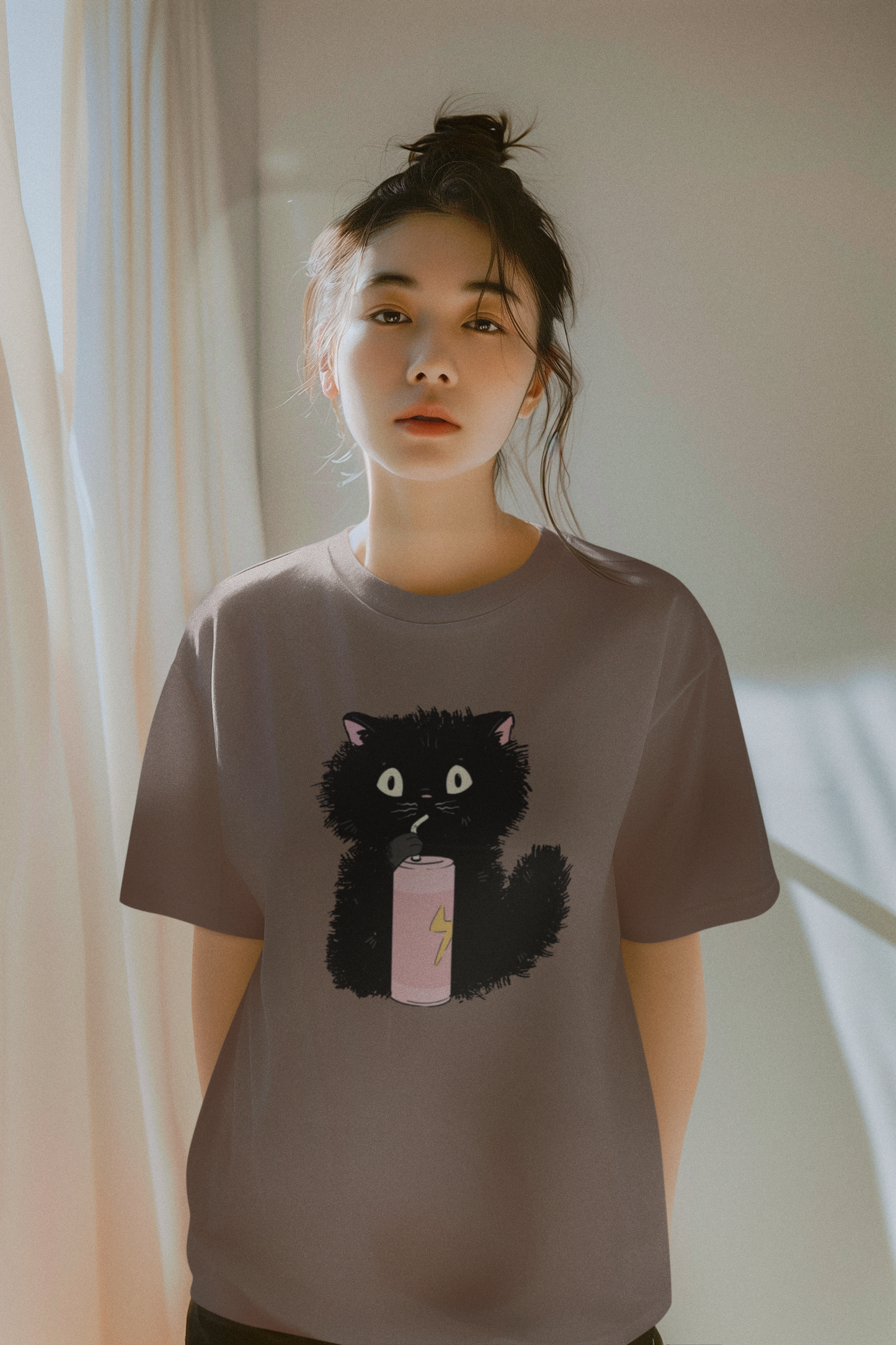 T-Shirt: Elegant Bow (Navy)