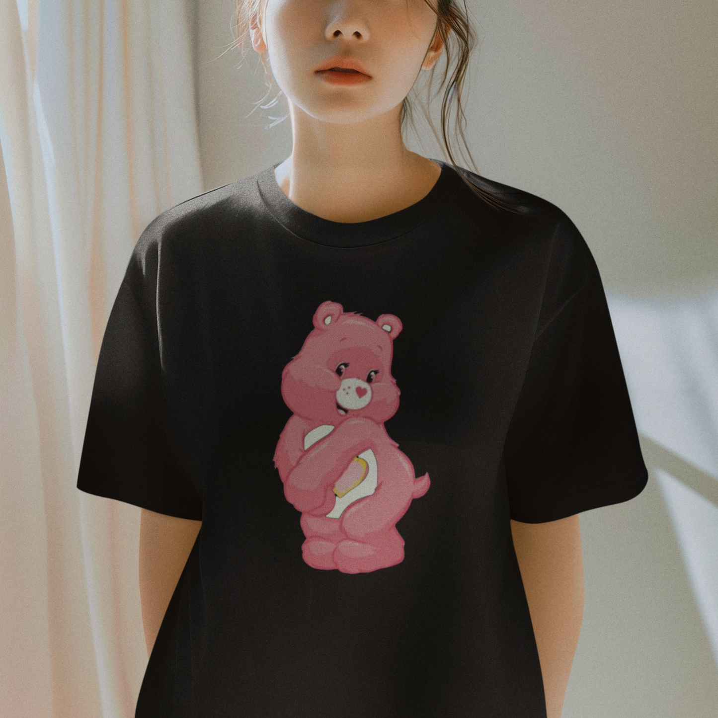 T-Shirt: Lovely Pink Bear