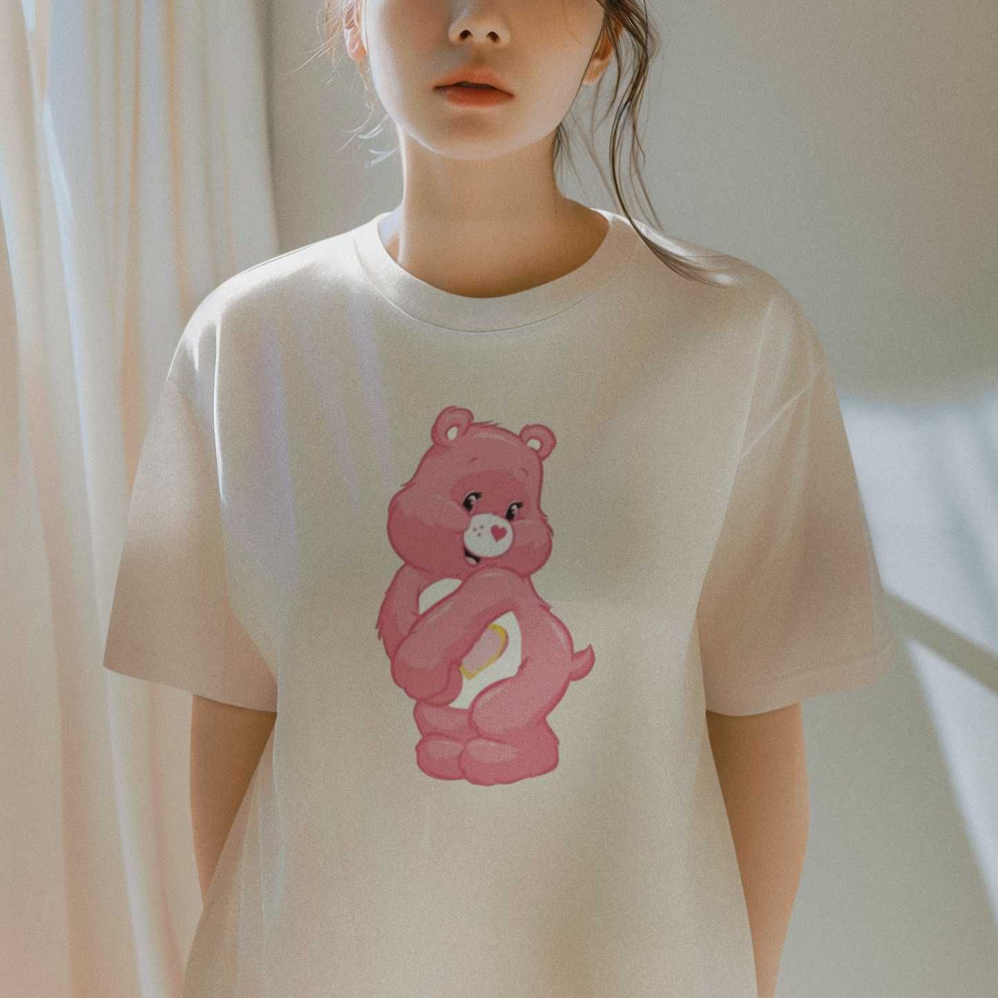 T-Shirt: Lovely Pink Bear