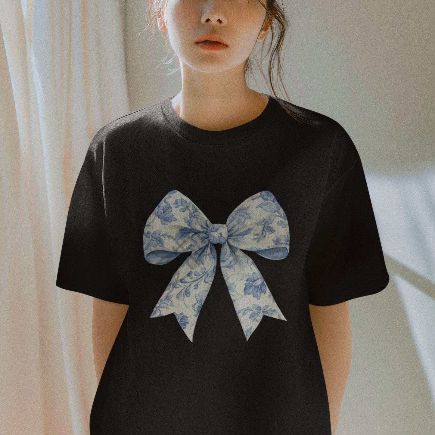 T-Shirt: Blue Ribbon (Light)