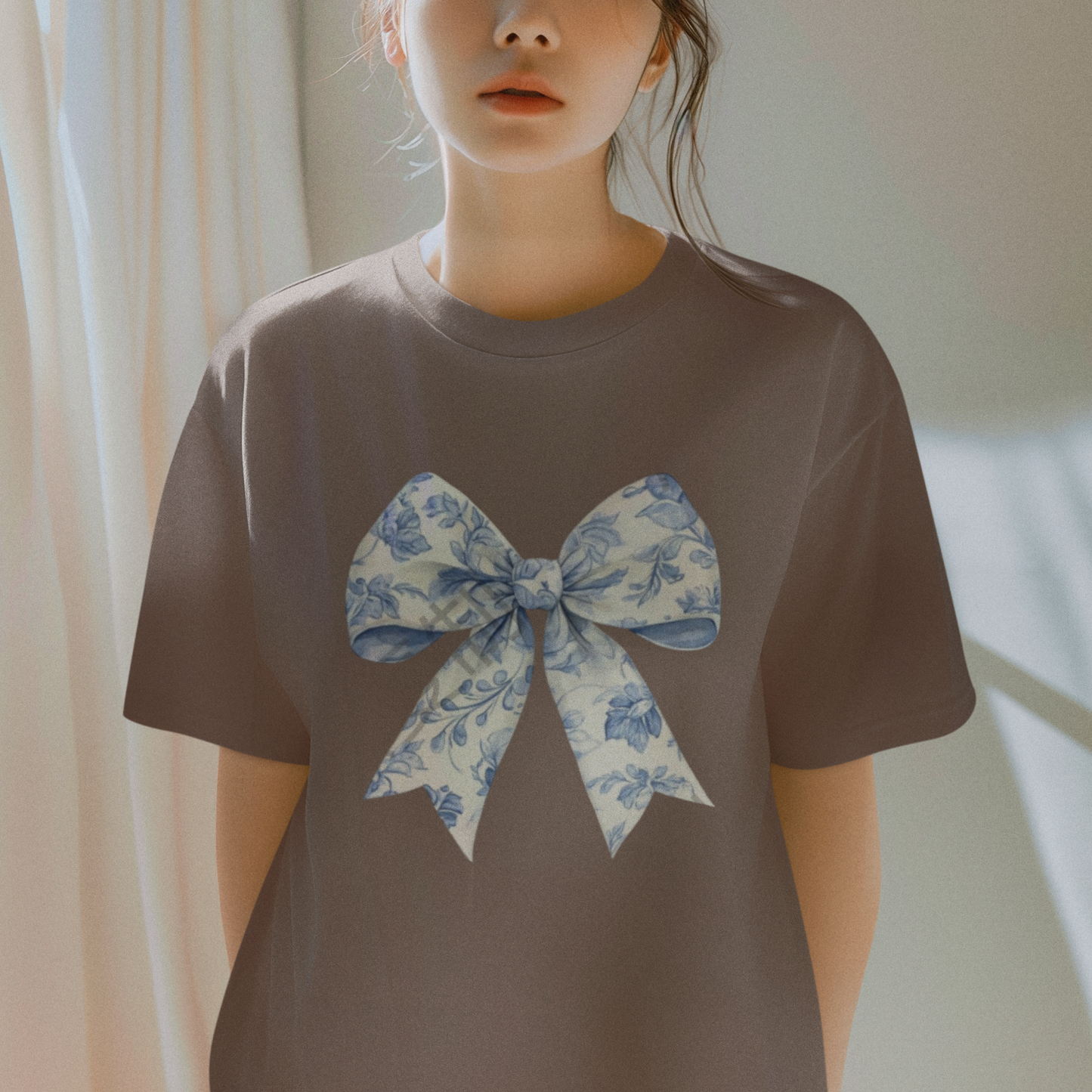 T-Shirt: Blue Ribbon (Light)