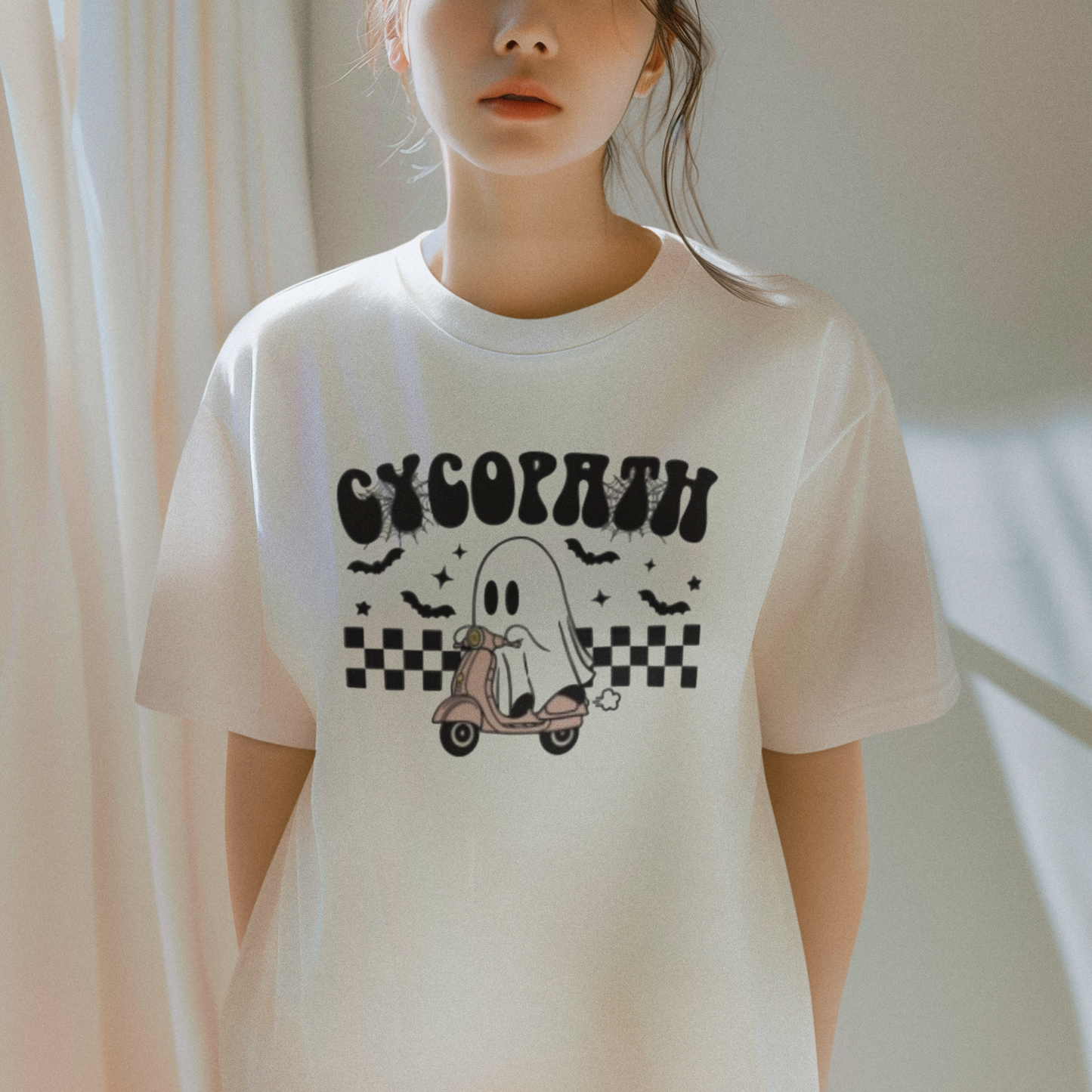 T-Shirt: Cycopath Ghost