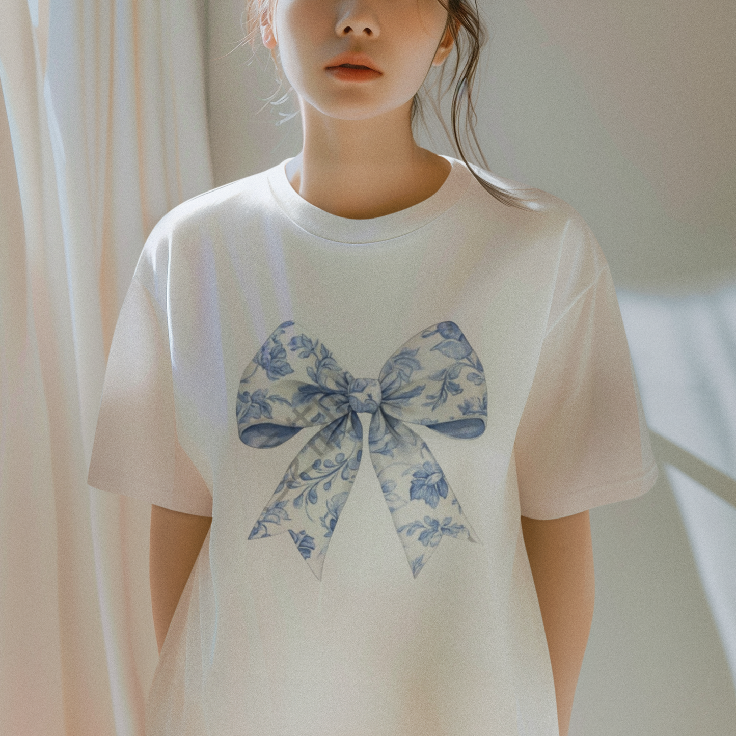 T-Shirt: Blue Ribbon (Light)