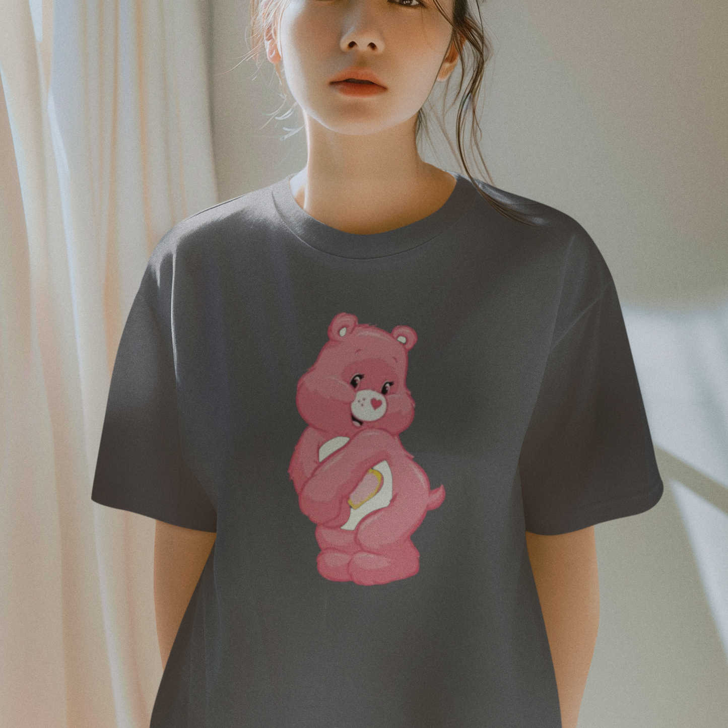 T-Shirt: Lovely Pink Bear