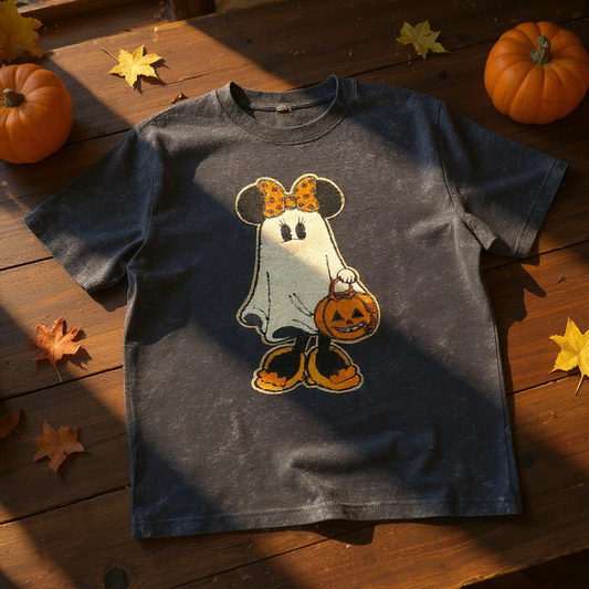 T-Shirt: Mouse Boo Patch