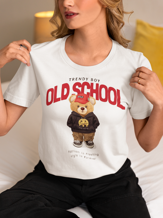 Old School Bear T-Shirt Transfer