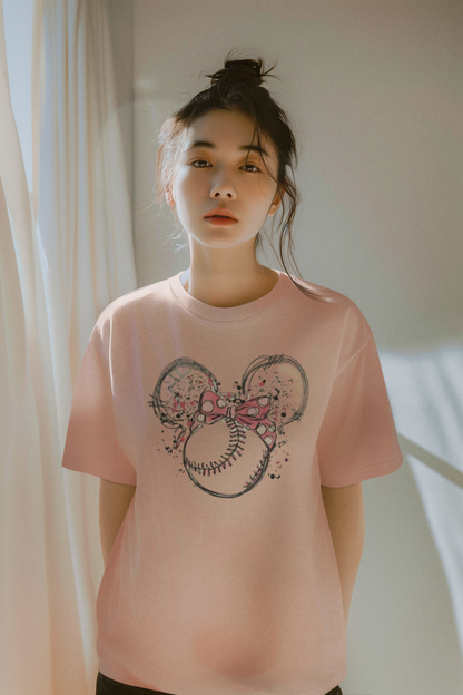 T-Shirt: Baseball Mouse ears