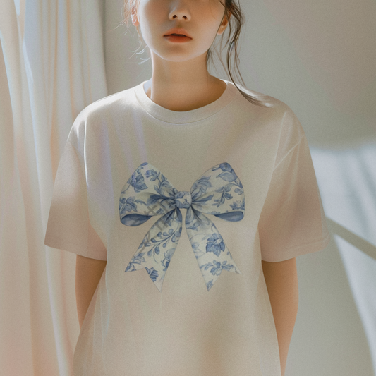 T-Shirt: Blue Ribbon (Light)