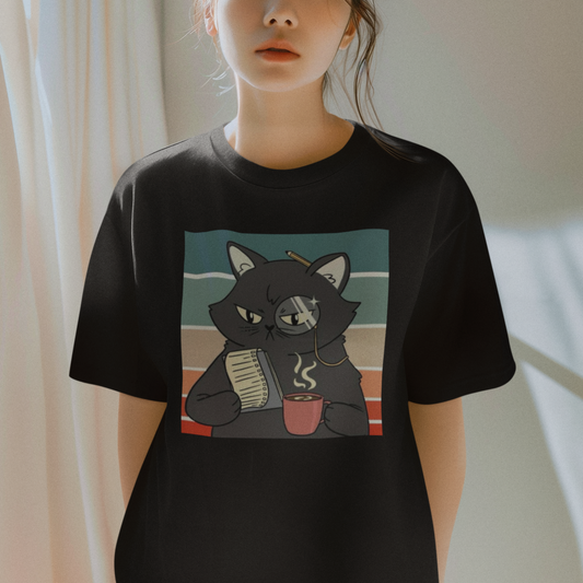 T-Shirt: Suspicious Cat