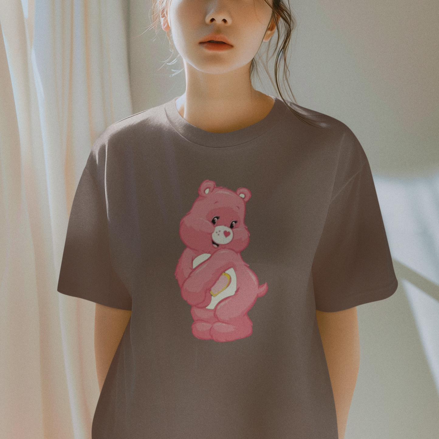 T-Shirt: Lovely Pink Bear